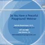 PP HOW Workshop pix How to Have a Peaceful Playground Webinar